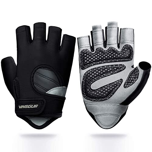 VINSGUIR Workout Gloves for Men and Women, Weight Lifting Gloves with Excellent Grip, Lightweight Gym Gloves for Weightlif...