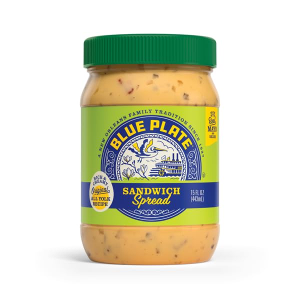 Blue Plate Mayonnaise Sandwich Spread, 15 Fl Oz Jar (Pack of 1)