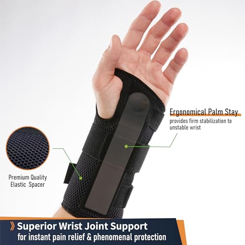 Comforband Deluxe 3-Strap Wrist Brace – Adjustable Support for Carpal Tunnel, Fractures, Tendonitis, and Post-Op Recovery...