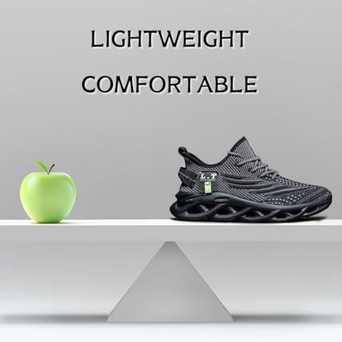 XKOWUO Women Running Shoes Tennis Walking Slip On Sneakers Workout Gym Athletic Jogging Lightweight Breathable Mesh Non-Sl...