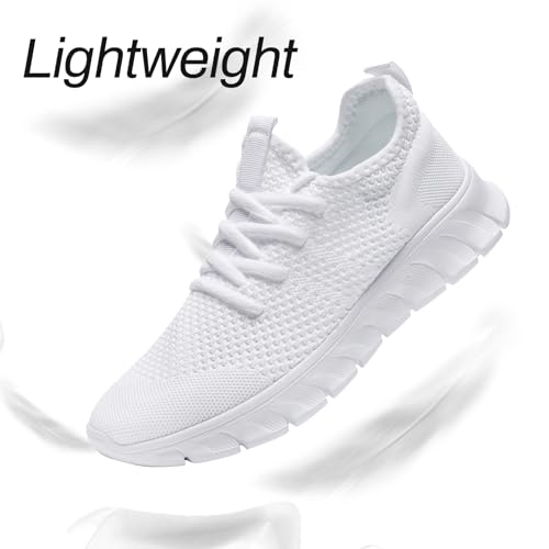 Men Running Tennis Shoes Gym Fashion Sneakers Walking Workout Shoes Athletic Slip on Breathable Mesh Comfortable Lightweig...