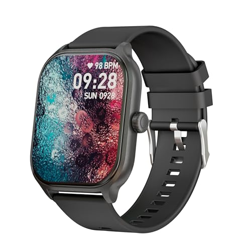 Supersonic SC-181SW 2-inch Touch Screen Smartwatch with Heart Rate Monitor, Blood Pressure, Oxygen Levels, Calories, Step...