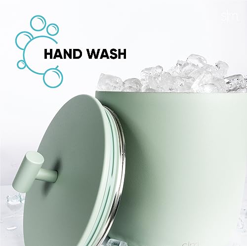 Simple Modern Vacuum Insulated Ice Bucket with Lid and Scoop | for Cocktail, Champagne, Wine, Beer, & Hosting | Stainless ...