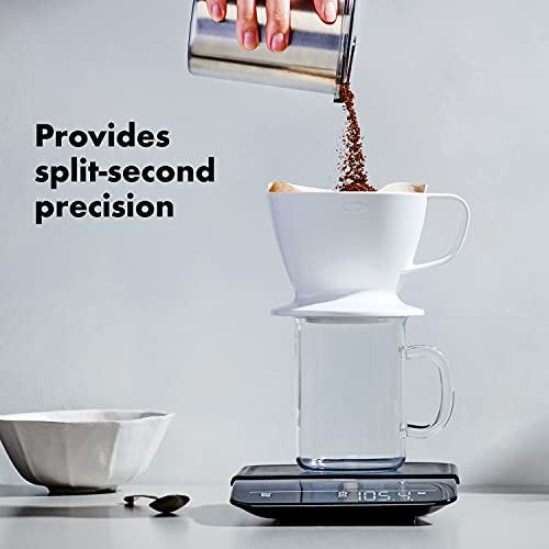 OXO Brew 6 Lb. Precision Coffee Scale with Timer, Black