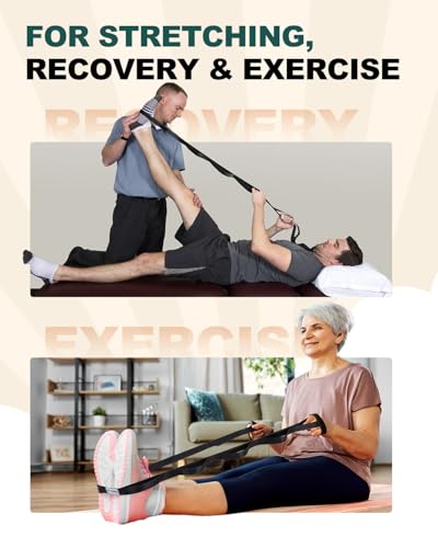 Trideer 9-inch Pilates Ball&Stretching Strap Yoga Strap