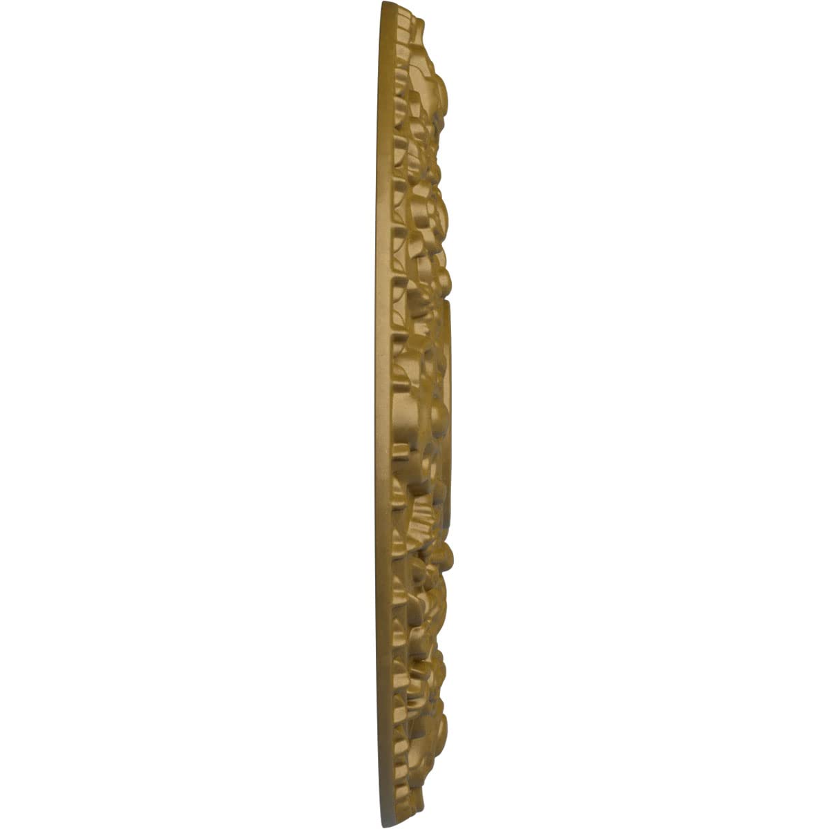 Ekena Millwork Cm18Rogls Rose Ceiling Medallion Fits Canopies Up To 7 1/4, Gold