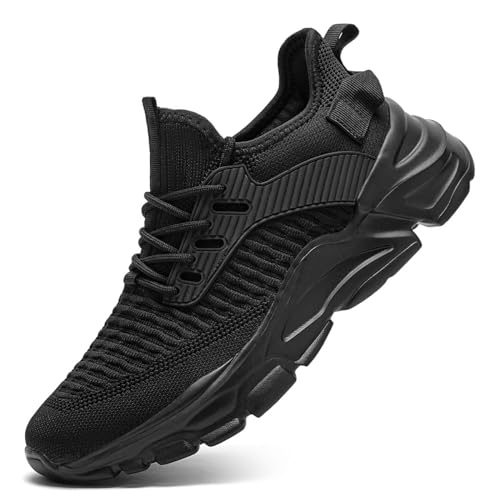 Men's Slip on Walking Shoes Tennis Running Sneakers Lightweight Breathable Casual Soft Sole Comfort Work Gym Trainers