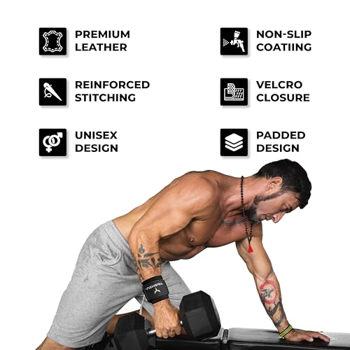 YAGHZU Weight Lifting Hooks, Padded Weight Lifting Straps Wrist Straps for Men and Women, Premium Deadlift Straps for Weig...