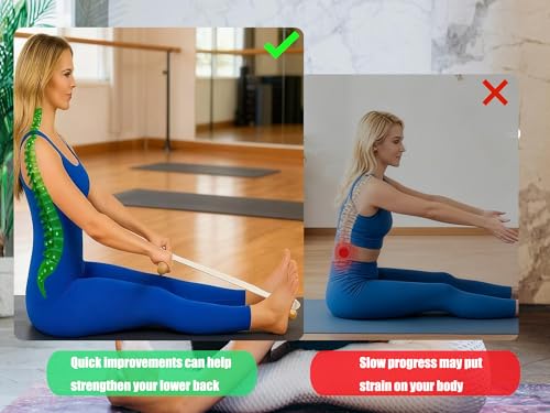 Adjustable Portable Stretching Device and Fitness Resistance Band for Home Use, Enhanced Flexibility and Mobility Perfect ...