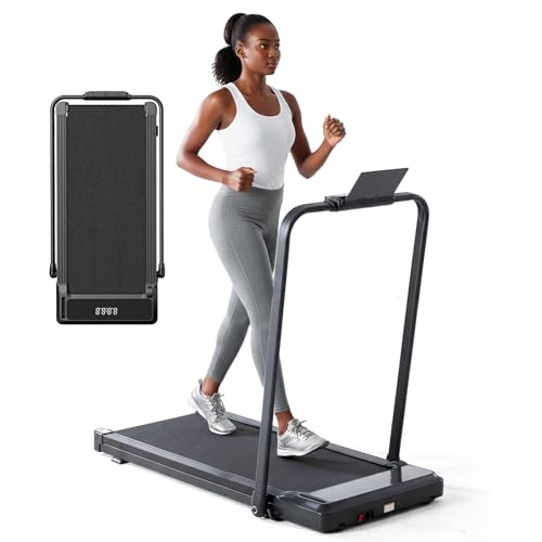 OLIXIS Walking Pad Treadmill for Home, Under Desk Treadmill for Small Space, Portable Design for Home Office Workouts, LED...
