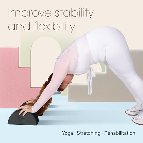 Bala Balance Blocks 2 Pack, Yoga Blocks for Working Out, (Sand) - Semi-Circular Yoga Accessories for Stretching & Exercise...