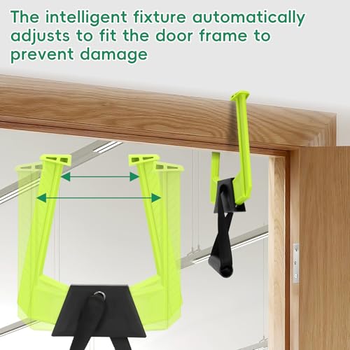 Portable Pull Up Bar for Doorway,Travel Pull Up Bar,Adjustable Home Gym Equipment,Dual Handle Design for Pull-Ups,Maximum ...