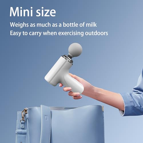 ZEOEZHBI Thanksgiving & Christmas Gift Pick, Mini Massage Gun Deep Tissue, Electric Muscle Back Massage Gun, Small Travel ...