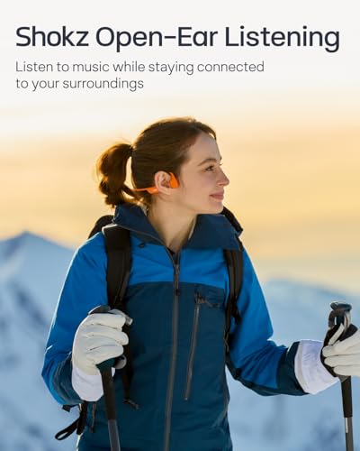 SHOKZ New OpenRun Pro 2- Bone Conduction Headphones, Open-Ear Bluetooth Wireless Sport Earphones for Running, Workouts - S...