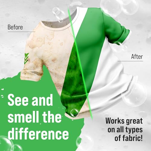 Rockin’ Green Active Wear Laundry Detergent - Unscented Laundry Detergent Powder & Odor Eliminator - Workout Clothes & Spo...