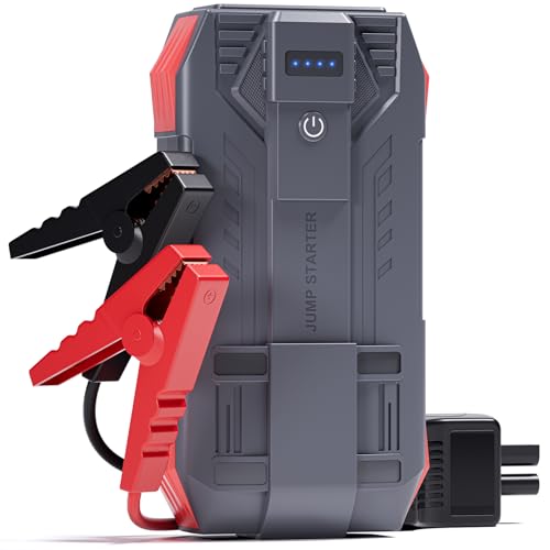 Tstiti 4000A Car Battery Jump Starter, Portable Car Jump Starter for Up to 10L Gas and 8L Diesel Engines, 12V Jump Box wit...