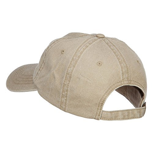 e4Hats.com Thin Green Line Silver USA Flag Embroidered Washed Cap