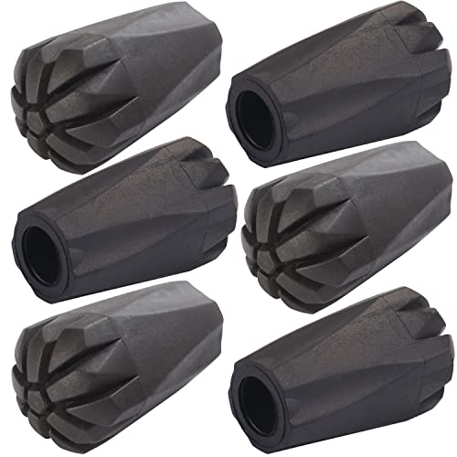 Diooid Trekking Pole Accessories Extra Thick and Wear Resisting Rubber Tips Snow Support Mud Support for Hiking Poles for ...