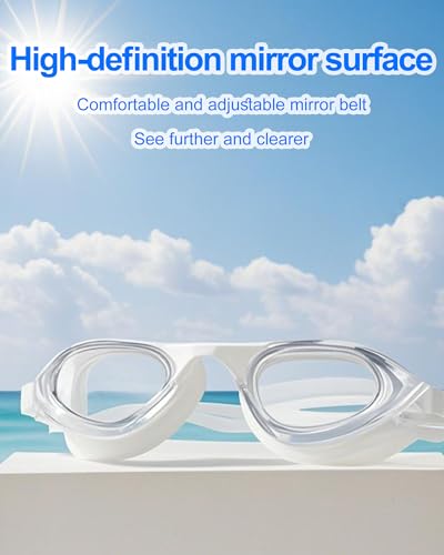 seasprint 2PCS Swim Goggles, Super Clear View,Goggles Swimming Adult, Suitable for All Kinds of Swimming Programs
