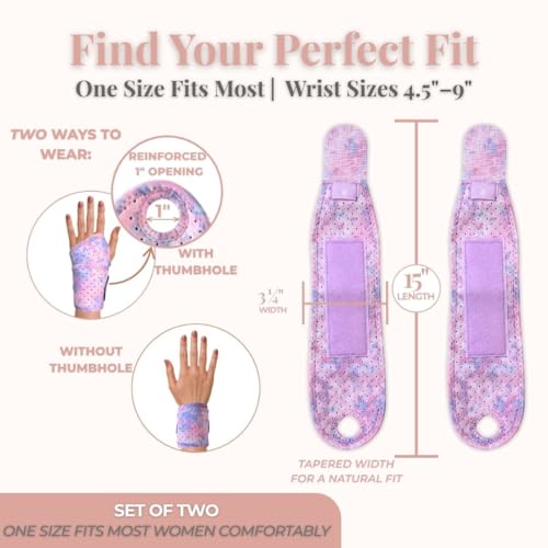 Activery Co. Carpal Tunnel Wrist Brace Left Hand, Right Hand for Women, Day or Night Compression Wrist Support Brace for F...