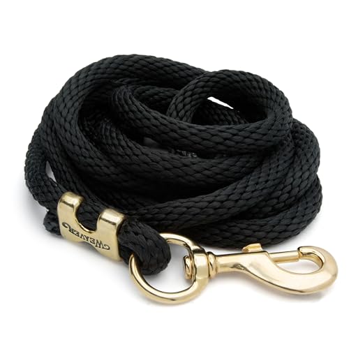 Weaver Equine Performance Lead Rope, Long Horse Lead Rope with Quick Halter Attachment, Soft Comfort Grip, Barn Horse Tack...