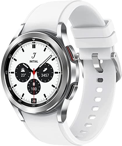 SAMSUNG Galaxy Watch 4 Classic 42mm Smartwatch with ECG Monitor Tracker for Health, Fitness, Running, Sleep Cycles, GPS Fa...