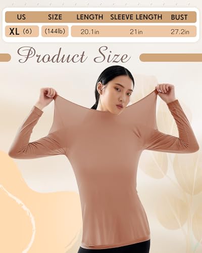 Shihanee 3 Pcs Ultra-Thin Seamless Elastic Thermal Inner Wear Tops for Women Thermal Undershirt Stretch Warm Underwear Set