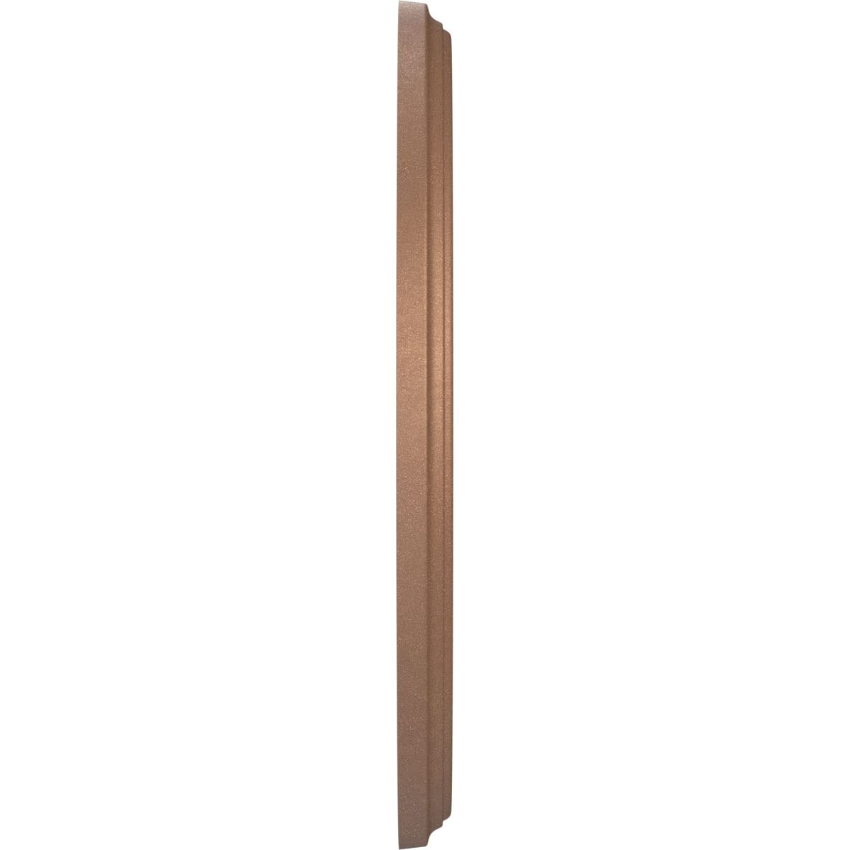 Ekena Millwork 10Od X 3 1/2Id X 3/4P Berkshire Thermoformed Pvc Ceiling Medallion (Fits Canopies Up To 4 1/2), Aged Copper
