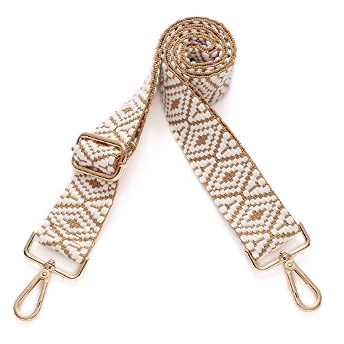 S-Jacorry Purse Strap Replacement Crossbody Wide Shoulder Strap Adjustable Canvas Straps Handbag Strap Replacement Belts