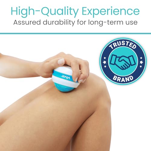 Vive Massage Roller Ball - Manual Massage Therapy & Relax Tool for Sore Muscles, Joint Pain Relief, Relaxing, Full Body De...