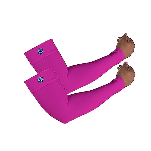 Kinship Comfort Brands Arm Compression Sleeves for Men and Women, Athletic, Sports, Muscle, Joint, Elbow Support
