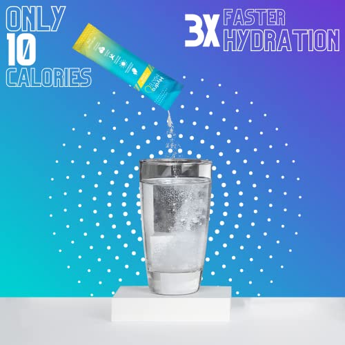 HydroMATE Electrolyte Powder Lemon Lime Hydration Packets Low Sugar 30 Count