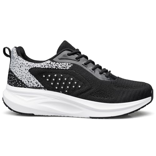 TIANYUQI Men's Non Slip Running Sneakers Walking Shoes Lightweight Breathable Comfortable Athletic Fashion Sneakers Mesh W...