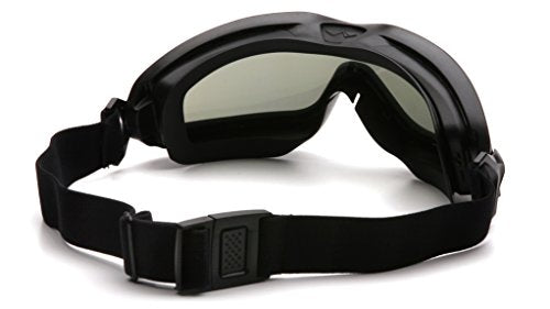 Pyramex Safety Products GB6420SDT V2G Plus Safety Glasses, Gray Anti-Fog Dual Lens