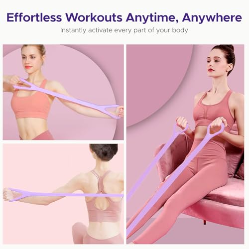 diputox Pilates Ring Kit for Women, Pilates Equipment Accessories, Home Workout Set with Magic Circle, Mini Exercise Ball,...