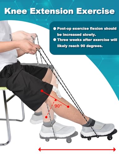 Lamborsafe Knee Glide for Knee Replacement Recovery Aids Kit Knee Therapy Exercise Strengthening Equipment for ACL PCL MCL...