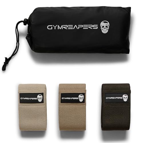Hip Bands for Booty Workouts | Non Slip Fabric Band Set with 3 Levels - Resistance Bands for Legs & Hip - for Men & Women