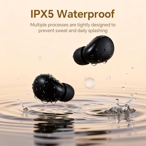 Ear Buds Invisible Mini Earbuds Wireless Bluetooth, Smallest Low Profile Micro Tiny Discreet Hidden Earbuds for Work, Smal...