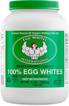 Egg Whites International Liquid Egg White Protein - 100% Pure, Cage-Free, 128 Fl Oz (1 Gallon)