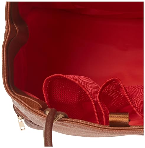 SamLouise Leather Women Large Sports Handbag Tennis Racket Shoulder Bag Tennis Tote Bag with Front Pocket for Tennis Racket