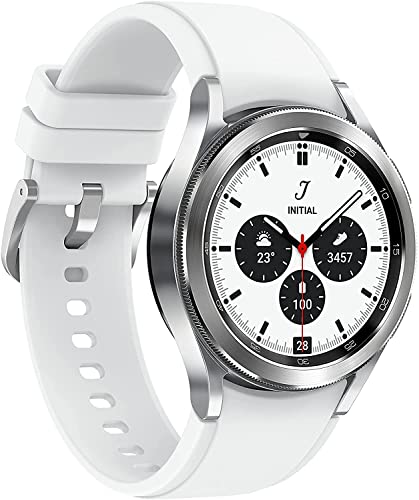 SAMSUNG Galaxy Watch 4 Classic 42mm Smartwatch with ECG Monitor Tracker for Health, Fitness, Running, Sleep Cycles, GPS Fa...