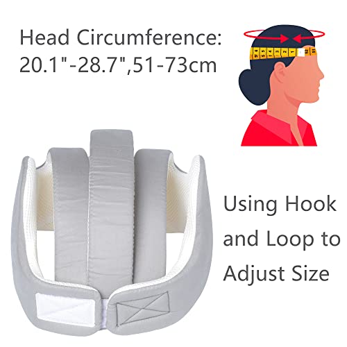 Cepairng Thick Protection Helmet for Elderly Youth Adults,Head Protection for Elderly Falls,Soft Helmet for Epilepsy Seizu...