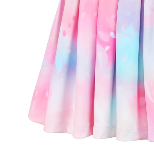 MODAFANS Girls Tennis Golf Pickleball Dress Sleeveless Athletic Pleated Outfits Sets with Shorts