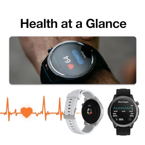 AGM Legion Rugged Smart Watch for Men, 5ATM Waterproof, Shockproof & Drop-proof, 100+ Sports Modes, Bluetooth Calling, Com...