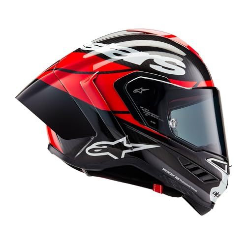 Alpinestars Supertech R10 Element Helmet, Carbon Fiber, Aerodynamic Full-Face Design, Ventilation & Safety, DOT & ECE Cert...