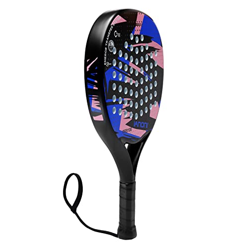 Padel Racket Carbon Fiber Surface with EVA Memory Flex Foam Core Lightweight Padel Racquet