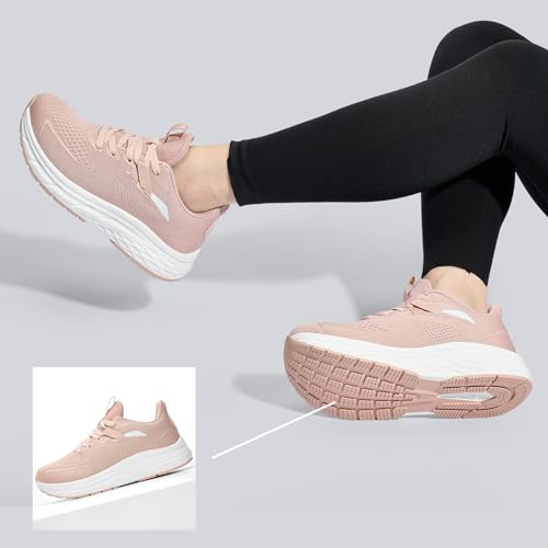 RUGSTAR Womens Walking Shoes Wide Toe Box Running Tennis Shoes Lightweight Breathable Wide Sneakers Cushioning Comfort Gym...