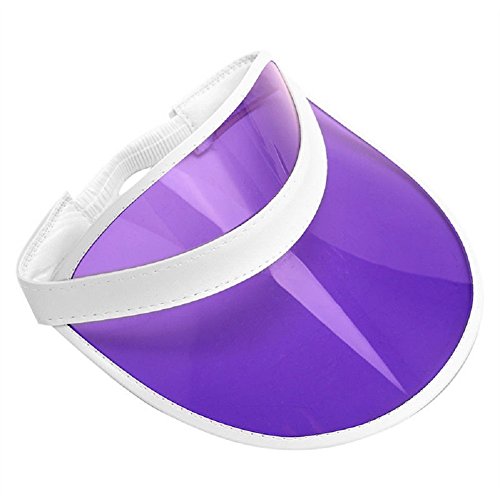 Nicky Bigs Novelties Girly Fantasy Set Tennis Beach Plastic Clear Sun Bingo Vegas Dealer Golf Visor