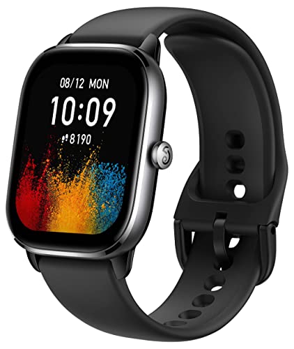 Amazfit GTS 4 Mini Smart Watch Unisex, Alexa GPS, Fitness Tracker w/ 120+ Sport Modes, 15-Day Battery Life, Heart Rate Blo...