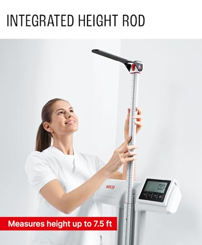 Seca 777 Medical Scale – Professional Physician Scale - Accurate Weight with Consistent Results and BMI - Eye Level Height...